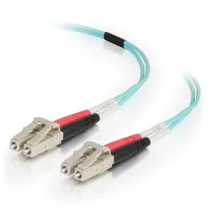 /Cables to Go 01142 LC-LC 50/125 OM4 Duplex Multimode PVC Fiber Optic Cable - Aqua (50 Meter) /Cables to Go 01142 LC-LC 50/125 OM4 Duplex Multimode PVC Fiber Optic Cable - Aqua (50 Meter)