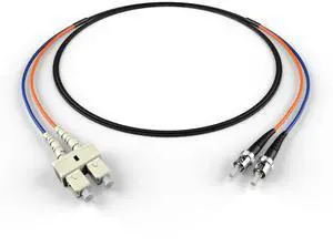 SC ST OM2 Indoor/Outdoor Fiber Optic Patch Cable 10Gb/40Gb/100Gb Corning Glass | 95.0m (311.7ft) | Water & UV-Resistant for Data Centers, Outdoor Conduit, Campus Links | Length: 0.5M-300M SC ST OM2 Indoor/Outdoor Fiber Optic Patch Cable 10Gb/40Gb/100Gb Corning Glass | 95.0m (311.7ft) | Water & UV-Resistant for Data Centers, Outdoor Conduit, Campus Links | Length: 0.5M-300M
