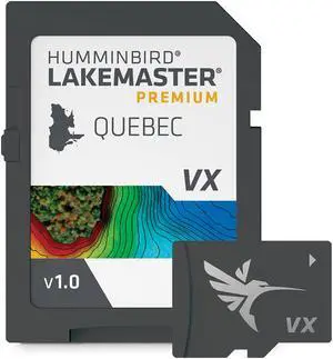 HUM6020211 Lakemaster VX Premium Quebec GPS MicroSD HUM6020211 Lakemaster VX Premium Quebec GPS MicroSD