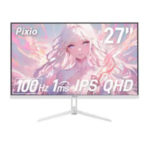 PX275 Wave White 27 inch 100Hz Refresh Rate QHD 1440p Resolution IPS Panel 1ms MPRT Response Time Gaming Monitor with Adaptive Sync PX275 Wave White 27 inch 100Hz Refresh Rate QHD 1440p Resolution IPS Panel 1ms MPRT Response Time Gaming Monitor with Adaptive Sync