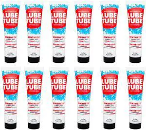 LubeTube 4oz O-Ring Grease (12-Pack) Stops Leaks on Pump & Filter Seals Non-Sticky Synthetic Grease for Pool Equipment, Plumbing, RV & Marine PFAS-Free, Food-Grade, Made in USA LubeTube 4oz O-Ring Grease (12-Pack) Stops Leaks on Pump & Filter Seals Non-Sticky Synthetic Grease for Pool Equipment, Plumbing, RV & Marine PFAS-Free, Food-Grade, Made in USA