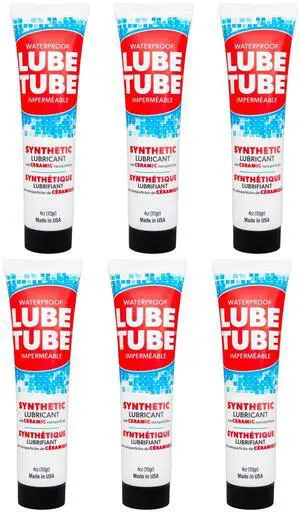 LubeTube 4oz O-Ring Grease (6-Pack) Stops Leaks on Pump & Filter Seals Non-Sticky Synthetic Grease for Pool Equipment, Plumbing, RV & Marine PFAS-Free, Food-Grade, Made in USA LubeTube 4oz O-Ring Grease (6-Pack) Stops Leaks on Pump & Filter Seals Non-Sticky Synthetic Grease for Pool Equipment, Plumbing, RV & Marine PFAS-Free, Food-Grade, Made in USA