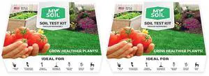 MySoil Soil Test Kit 2 Pack, Unlock Your Lawn & Garden Potential, Complete & Accurate Nutrient and pH Analysis with Recommendations Tailored to Your Soil and Plant Needs MySoil Soil Test Kit 2 Pack, Unlock Your Lawn & Garden Potential, Complete & Accurate Nutrient and pH Analysis with Recommendations Tailored to Your Soil and Plant Needs