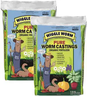 100% Pure Organic Mineral-Dense Worm Castings Fertilizer, 30lbs, Pack of 2 - Improves Soil Fertility and Aeration for Growing Better Houseplants, Vegetables, and More 100% Pure Organic Mineral-Dense Worm Castings Fertilizer, 30lbs, Pack of 2 - Improves Soil Fertility and Aeration for Growing Better Houseplants, Vegetables, and More