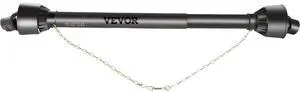 PTO Shaft, 1-3/8" PTO Drive Shaft, 6 Spline Tractor, Round Implement Ends PTO Driveline Shaft, Series 4 Tractor PTO Shaft, 43"-61" Brush Hog PTO Shaft Black, for Finish Mower, Rotary Cutter PTO Shaft, 1-3/8" PTO Drive Shaft, 6 Spline Tractor, Round Implement Ends PTO Driveline Shaft, Series 4 Tractor PTO Shaft, 43"-61" Brush Hog PTO Shaft Black, for Finish Mower, Rotary Cutter