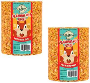 2-Pack of Flaming Hot Feast Large Wild Bird Seed Cylinder 4 lbs. 3 oz 2-Pack of Flaming Hot Feast Large Wild Bird Seed Cylinder 4 lbs. 3 oz