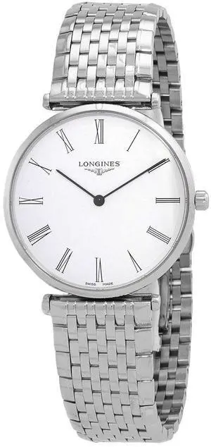 Longines La Grande Classique Stainless Steel White Dial Quartz Mens Watch L4.866.4.11.6 Longines La Grande Classique Stainless Steel White Dial Quartz Mens Watch L4.866.4.11.6