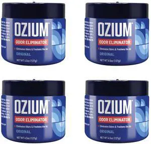 4.5 Oz. Odor Eliminating Gel for Homes, Cars, Offices and More, Original, 4 Pack 4.5 Oz. Odor Eliminating Gel for Homes, Cars, Offices and More, Original, 4 Pack
