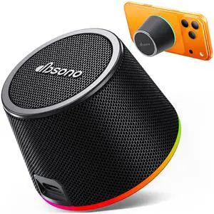 Small Portable Bluetooth Speaker Birthday Gifts Magnetic Phone Stand | Magnetic Wireless Bluetooth Speaker,TWS Pairing,9 RGB Modes,IPX5 Waterproof,Travel Essentials Cool Gadgets for Men Teen Boys Small Portable Bluetooth Speaker Birthday Gifts Magnetic Phone Stand | Magnetic Wireless Bluetooth Speaker,TWS Pairing,9 RGB Modes,IPX5 Waterproof,Travel Essentials Cool Gadgets for Men Teen Boys