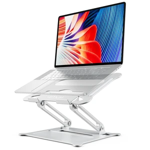 Urmust Adjustable Laptop Stand for Desk, 10-15.6 Laptop Riser, Silver | Sturdy Aluminum Foldable Stand, Heat-Dissipation Design, Ergonomic Holder Fits MacBook/Dell/HP/Lenovo for Home/Office. Urmust Adjustable Laptop Stand for Desk, 10-15.6 Laptop Riser, Silver | Sturdy Aluminum Foldable Stand, Heat-Dissipation Design, Ergonomic Holder Fits MacBook/Dell/HP/Lenovo for Home/Office.