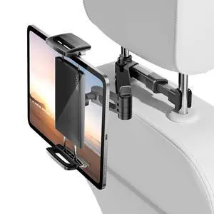 Car Headrest Tablet Holder Mount Stretchable Backseat Tablets Stand for Kids, Car Seat Mounts Compatible with iPad Pro 12.9 Air Mini, iPhone, Galaxy Tab, Switch, All 4.7-12.9" Screen Devices Car Headrest Tablet Holder Mount Stretchable Backseat Tablets Stand for Kids, Car Seat Mounts Compatible with iPad Pro 12.9 Air Mini, iPhone, Galaxy Tab, Switch, All 4.7-12.9" Screen Devices