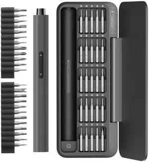25+24 Extra S2 Steel Bits Electric Precision Screwdriver Set, Magnetic Storage, Max. 3 N.M, 170 RPM, USB-C Rechargeable, Mini Electric Screwdriver for Phone, Laptop, Camera Repair 25+24 Extra S2 Steel Bits Electric Precision Screwdriver Set, Magnetic Storage, Max. 3 N.M, 170 RPM, USB-C Rechargeable, Mini Electric Screwdriver for Phone, Laptop, Camera Repair