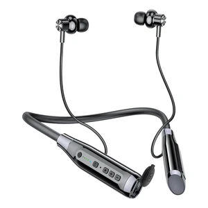 Neckband Bluetooth Headphones6.0 Bluetooth 120 Hours PlaytimeIPX7 Sports Waterproof Earbuds with Microphone Noise Cancelling with TF Card Slot HiFi Stereo (Black) Neckband Bluetooth Headphones6.0 Bluetooth 120 Hours PlaytimeIPX7 Sports Waterproof Earbuds with Microphone Noise Cancelling with TF Card Slot HiFi Stereo (Black)
