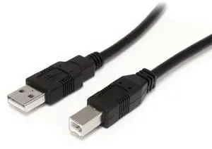 9 m / 30 ft Active USB A to B Cable - M/M - Black USB 2.0 A to B Cord - Printer Cable - Extension USB Cable (USB2HAB30AC) 9 m / 30 ft Active USB A to B Cable - M/M - Black USB 2.0 A to B Cord - Printer Cable - Extension USB Cable (USB2HAB30AC)