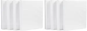 3-Ring Binder with Round Rings and Interior Pockets, 1-Inch, White, 8-Pack 3-Ring Binder with Round Rings and Interior Pockets, 1-Inch, White, 8-Pack