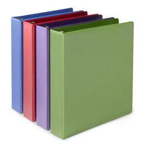 3 Ring 1.5 inch Binders with Round Metal Rings, Holds 275 Sheets, Assorted Colors, 4-Pack 3 Ring 1.5 inch Binders with Round Metal Rings, Holds 275 Sheets, Assorted Colors, 4-Pack