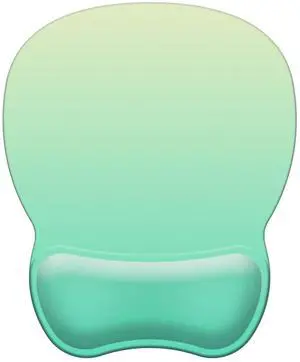 Mouse Pad with Support, Ergonomic Mouse Pad with Gel Wrist Rest Support Middle Concave Design, Comfortable Mousepad with Non-Slip PU Base for Home Office Working Studying (08 Cyan Green Gradient) Mouse Pad with Support, Ergonomic Mouse Pad with Gel Wrist Rest Support Middle Concave Design, Comfortable Mousepad with Non-Slip PU Base for Home Office Working Studying (08 Cyan Green Gradient)