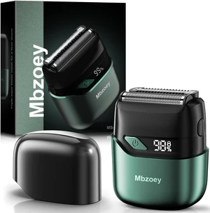 Electric Foil Shavers for Men: IPX7 Waterproof - Emerald Green | Mini Razor for Travel- Face Shaver with LED Display & USB-C Fast Charge - Micro-Comb Technology & Precision Blades Electric Foil Shavers for Men: IPX7 Waterproof - Emerald Green | Mini Razor for Travel- Face Shaver with LED Display & USB-C Fast Charge - Micro-Comb Technology & Precision Blades