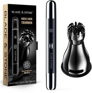 NS502-DN Nose & Ear Trimmer 2.0 | Graphene-X Blade | High-Velocity Low-Noise Motor | Patented Rotary Blade Design | Skin-Friendly, Tug-Free Performance, Detachable Head - Dark Night NS502-DN Nose & Ear Trimmer 2.0 | Graphene-X Blade | High-Velocity Low-Noise Motor | Patented Rotary Blade Design | Skin-Friendly, Tug-Free Performance, Detachable Head - Dark Night