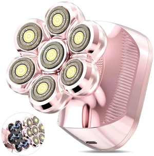 7D Electric Shaver for Women Upgraded Electric Razor for Women with Rotary Floating Magnetic Head, Detachable and Waterproof, Painless Hair Remover for Legs, Bikini, Face, Sensitive Skin 7D Electric Shaver for Women Upgraded Electric Razor for Women with Rotary Floating Magnetic Head, Detachable and Waterproof, Painless Hair Remover for Legs, Bikini, Face, Sensitive Skin