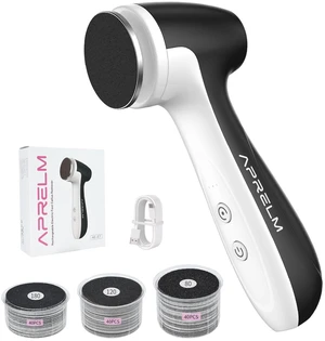 Rechargeable Electric Foot Callus Remover with 3-Sizes 120Pcs Sandpaper Discs, Professional 1000RPM 3-Speed Control Electric Foot File (E7 Black) Rechargeable Electric Foot Callus Remover with 3-Sizes 120Pcs Sandpaper Discs, Professional 1000RPM 3-Speed Control Electric Foot File (E7 Black)