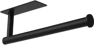 Under Cabinet Paper Towel Holder for Kitchen, Adhesive, Black Under Cabinet Paper Towel Holder for Kitchen, Adhesive, Black