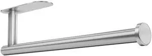 Paper Towel Holder Under Cabinet for Kitchen, Adhesive Paper Towel Holder Wall Mount, SUS304 Stainless Steel 13 inch(1,Silver) Paper Towel Holder Under Cabinet for Kitchen, Adhesive Paper Towel Holder Wall Mount, SUS304 Stainless Steel 13 inch(1,Silver)