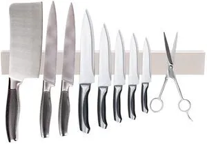 Magnetic Knife Holder For Wall 16 Inch, Knife Magnetic Strip, Stainless Steel Magnetic Knife Holder Rack Use as Kitchen Knife Holder, Kitchen Utensil Holder Magnetic Knife Holder For Wall 16 Inch, Knife Magnetic Strip, Stainless Steel Magnetic Knife Holder Rack Use as Kitchen Knife Holder, Kitchen Utensil Holder