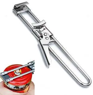 Master Jar & Bottle Opener,Adjustable Multifunctional Stainless Steel Can Opener Jar Lid Gripper,Manual,Kitchen AccessoriesSilver Master Jar & Bottle Opener,Adjustable Multifunctional Stainless Steel Can Opener Jar Lid Gripper,Manual,Kitchen AccessoriesSilver