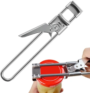 Bottle Opener & Jar Opener,Adjustable Stainless Steel Can Opener Bottle Opener & Jar Opener,Adjustable Stainless Steel Can Opener