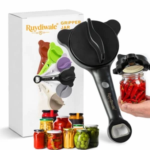 4-in-1 Jar Opener, Adjustable Jar Opener for Seniors | Kitchen Tool Designed Specifically for Seniors and Those with Limited Physical Strength, Suitable for Beer, Jar 4-in-1 Jar Opener, Adjustable Jar Opener for Seniors | Kitchen Tool Designed Specifically for Seniors and Those with Limited Physical Strength, Suitable for Beer, Jar