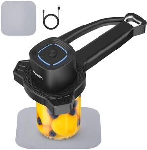 Electric Jar Opener with Gripper Pad, Auto-Tighten & Manual Twist | 2-in-1 Rechargeable Jar Lid Opener & Bottle Opener for Seniors, Arthritis Sufferers, Weak Hands Electric Jar Opener with Gripper Pad, Auto-Tighten & Manual Twist | 2-in-1 Rechargeable Jar Lid Opener & Bottle Opener for Seniors, Arthritis Sufferers, Weak Hands