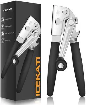 Commercial Can Opener, Can Opener Manual Heavy Duty Easy for Big Cans with Magnet, Folding Hand Crank With Comfortable Long Handles Commercial Can Opener, Can Opener Manual Heavy Duty Easy for Big Cans with Magnet, Folding Hand Crank With Comfortable Long Handles