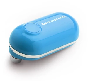 Mini Electric Can Opener, Blue | Smooth Edge, One Press Opens, Ultra-Compact Portable, Hands-Free Cordless, Battery Operated Mini Electric Can Opener, Blue | Smooth Edge, One Press Opens, Ultra-Compact Portable, Hands-Free Cordless, Battery Operated