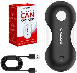 Automatic Smart Electric Can Opener with Auto Stop & USB-C Charging | Cordless Can Opener for Elderly and Arthritic Users for Seniors & Arthritis, Effortless One-Touch Open (black) Automatic Smart Electric Can Opener with Auto Stop & USB-C Charging | Cordless Can Opener for Elderly and Arthritic Users for Seniors & Arthritis, Effortless One-Touch Open (black)
