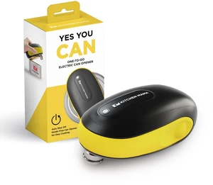 One-To-Go Electric Can Opener, Yellow | One Touch, Auto Stop, Smooth Edge, Cordless Battery Operated, For Seniors with Arthritis One-To-Go Electric Can Opener, Yellow | One Touch, Auto Stop, Smooth Edge, Cordless Battery Operated, For Seniors with Arthritis