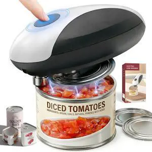 Electric Can Opener, USB-C Rechargeable Automatic Can Opener with Smooth Edge, One-Touch Operation, Magnetic Lid Hold, Easy Kitchen Gadget for Seniors, Fits Most Can Sizes Electric Can Opener, USB-C Rechargeable Automatic Can Opener with Smooth Edge, One-Touch Operation, Magnetic Lid Hold, Easy Kitchen Gadget for Seniors, Fits Most Can Sizes
