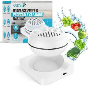 Fruit and Vegetable Washing Machine, Fruit Vegetable Cleaner Device, Portable USB Wireless Veggie Wash with Purification Technology, for Washing Fruits, Vegetables, Rice, Meat Fruit and Vegetable Washing Machine, Fruit Vegetable Cleaner Device, Portable USB Wireless Veggie Wash with Purification Technology, for Washing Fruits, Vegetables, Rice, Meat
