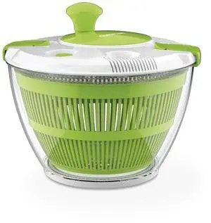 Large Spin Stop, 5qt, CTG-00-SAS1 Salad Spinner, 5 Quart, Green & White Large Spin Stop, 5qt, CTG-00-SAS1 Salad Spinner, 5 Quart, Green & White