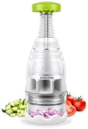 Vegetable Chopper Food Chopper,Veggie Cutter Manual Hand,Slap Onion Chop Vegetable Chopper Food Chopper,Veggie Cutter Manual Hand,Slap Onion Chop