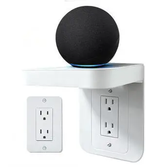 Outlet Shelf Wall Holder with Cord Storage, Decorator Receptacle Plug Shelf for Wall Outlet, Cable Organizer for Bathroom, Kitchen,Bedroom, HomePod Mini/Toothbrush/Google Home/Phone(Decora) Outlet Shelf Wall Holder with Cord Storage, Decorator Receptacle Plug Shelf for Wall Outlet, Cable Organizer for Bathroom, Kitchen,Bedroom, HomePod Mini/Toothbrush/Google Home/Phone(Decora)