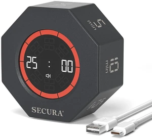 Pomodoro Timer with 5/10/15/20/25/50/90 Min Presets, 3 Level Volume | Gravity Sensor, Visual Progress Bar, Count Up, Rechargeable, Portable for Kids Classroom Desk, ADHD Focus (Dark Gray) Pomodoro Timer with 5/10/15/20/25/50/90 Min Presets, 3 Level Volume | Gravity Sensor, Visual Progress Bar, Count Up, Rechargeable, Portable for Kids Classroom Desk, ADHD Focus (Dark Gray)