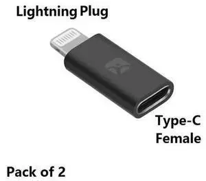 USB Type C Female to Lightning Male Adapter, Type-C Cable with Charge & Sync for Convert , to iPhone/iPad/iPod USB Type C Female to Lightning Male Adapter, Type-C Cable with Charge & Sync for Convert , to iPhone/iPad/iPod