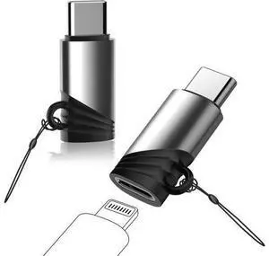 2-Pack Lightning Female to USB C Male Adapter Fast Charge Lightning Female to USB Type-C Male Adapter - Sturdy Compact Universal Compatibility for iPhone 15/15 Pro/15 Pro Max/15 Plus 2-Pack Lightning Female to USB C Male Adapter Fast Charge Lightning Female to USB Type-C Male Adapter - Sturdy Compact Universal Compatibility for iPhone 15/15 Pro/15 Pro Max/15 Plus