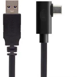 Fit for Quest Link VR USB 3.1 Type-C Left Right Angled Type to Standard USB3.0 Data Cable 3M Fit for Quest Link VR USB 3.1 Type-C Left Right Angled Type to Standard USB3.0 Data Cable 3M