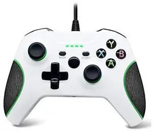 Xbox one Cable Controller, Wired Xbox one Game Controller, USB Gamepad Game Controller, Suitable for Xbox one, Xbox one X, Xbox one s, Xbox one Elite, PC windows10 (White) Xbox one Cable Controller, Wired Xbox one Game Controller, USB Gamepad Game Controller, Suitable for Xbox one, Xbox one X, Xbox one s, Xbox one Elite, PC windows10 (White)