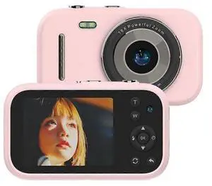Ecocleanpath Kids Digital Camera 2.5K UHD 1080P with 64GB Card, 16x Zoom Anti-Shake, Pink for Boys & Girls Ecocleanpath Kids Digital Camera 2.5K UHD 1080P with 64GB Card, 16x Zoom Anti-Shake, Pink for Boys & Girls