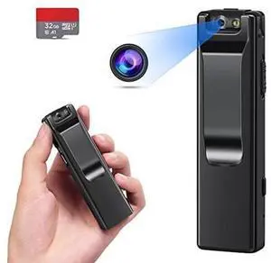 Mini Body Camera Video Recorder, Pocket Camera, Tiny Camera, Nanny Small Cam, Body Spy Camera, Small Security Camera for Home Outdoor Office and More (with 32G Red Super high-Speed Memory Card) Mini Body Camera Video Recorder, Pocket Camera, Tiny Camera, Nanny Small Cam, Body Spy Camera, Small Security Camera for Home Outdoor Office and More (with 32G Red Super high-Speed Memory Card)