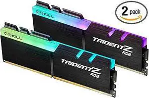 Trident Z RGB Series DDR4 RAM (XMP) 64GB (2x32GB) 3600MT/s CL18-22-22-42 1.35V Intel AMD Desktop Computer Memory U-DIMM (F4-3600C18D-64GTZR) Trident Z RGB Series DDR4 RAM (XMP) 64GB (2x32GB) 3600MT/s CL18-22-22-42 1.35V Intel AMD Desktop Computer Memory U-DIMM (F4-3600C18D-64GTZR)