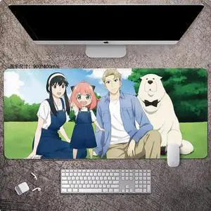 SPY×FAMILY anime mouse pad Extended Gaming Mouse Pad with Stitched Edges Large Mouse pad with Non-Slip Rubber Base for Work & Gaming, Offi ce & Home, 900*400mm SPY×FAMILY anime mouse pad Extended Gaming Mouse Pad with Stitched Edges Large Mouse pad with Non-Slip Rubber Base for Work & Gaming, Offi ce & Home, 900*400mm